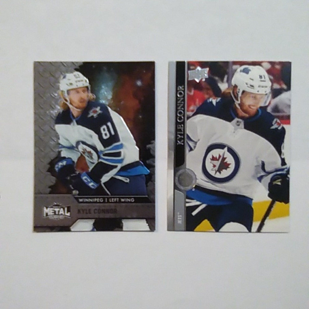 Kyle Connor hockey cards / Skybox / Upper Deck / Winnipeg Jets NHL Superstar